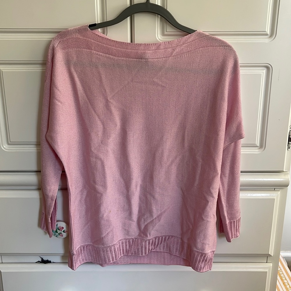 ST.JOHN PINK KNIT SWEATER